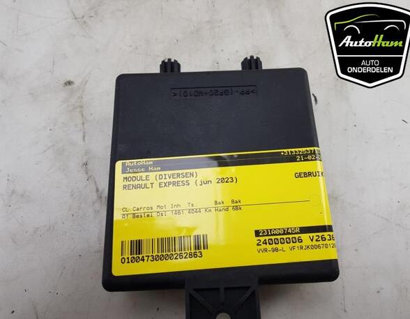 Control unit RENAULT EXPRESS Box Body/MPV