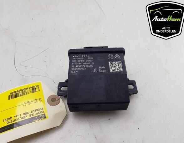 Control unit for lighting PEUGEOT 108, PEUGEOT 208 II (UB_, UP_, UW_, UJ_), PEUGEOT 2008 II (UD_, US_, UY_, UK_)