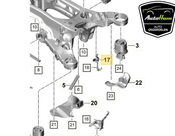 Hydraulische pomp niveauregeling AUDI Q8 (4MN), AUDI E-TRON Sportback (GEA), AUDI A4 Avant (8W5, 8WD, B9), PORSCHE PANAMERA (971)