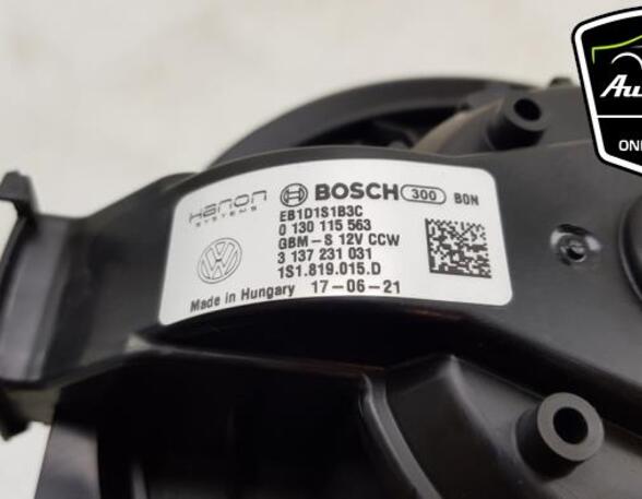 Interior Blower Motor VW UP! (121, 122, BL1, BL2, BL3, 123)