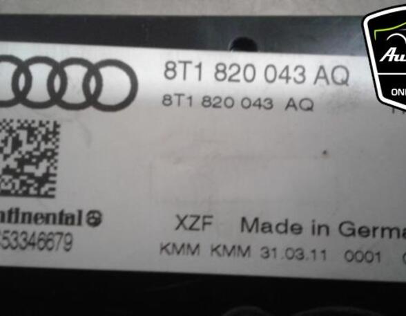 Heating & Ventilation Control Assembly AUDI A4 Avant (8K5, B8), AUDI Q5 (8RB), AUDI Q5 Van (8RB)