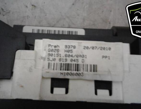 Heating & Ventilation Control Assembly SKODA FABIA II (542)