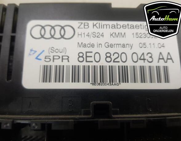 Heizungsbetätigung (Konsole) Audi A4 Avant 8E, B6 8E0820043AA P19428911