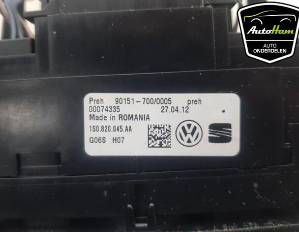 Heating & Ventilation Control Assembly VW UP! (121, 122, BL1, BL2, BL3, 123), VW LOAD UP (121, 122, BL1, BL2), SEAT Mii (KF1, KE1)