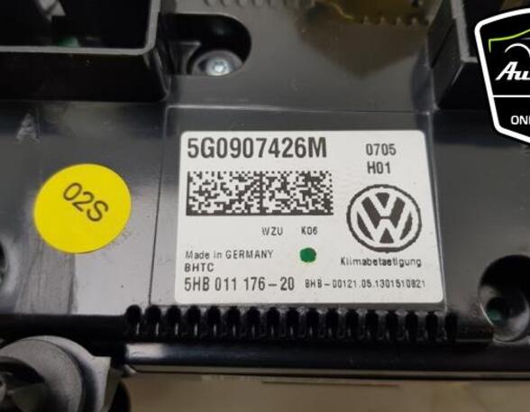 Heating & Ventilation Control Assembly VW GOLF VII (5G1, BQ1, BE1, BE2), VW GOLF VII Variant (BA5, BV5)