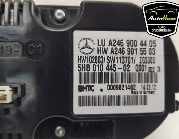 Heating & Ventilation Control Assembly MERCEDES-BENZ CLA Coupe (C117), MERCEDES-BENZ A-CLASS (W176), MERCEDES-BENZ B-CLASS (W246, W242)