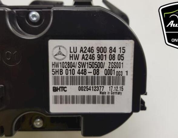 Heating & Ventilation Control Assembly MERCEDES-BENZ A-CLASS (W176), MERCEDES-BENZ GLA-CLASS (X156)