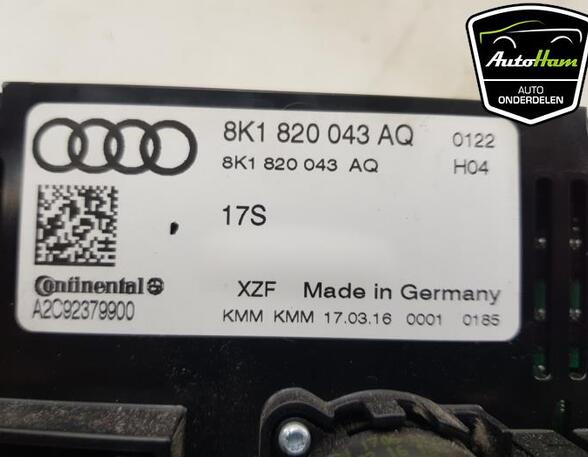 Heating & Ventilation Control Assembly AUDI A5 Convertible (8F7)