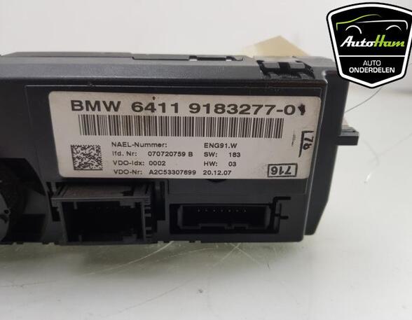 Heating & Ventilation Control Assembly BMW 1 (E81), BMW 1 (E87), BMW 3 (E90), BMW 1 Convertible (E88)