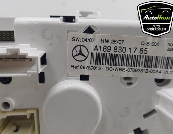 Heating & Ventilation Control Assembly MERCEDES-BENZ A-CLASS (W169), MERCEDES-BENZ B-CLASS (W245)