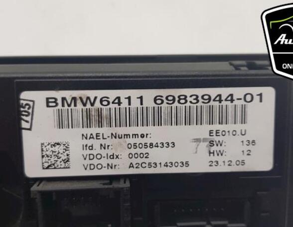 Heating & Ventilation Control Assembly BMW 3 (E90), BMW 3 Touring (E91), BMW 1 (E87), BMW 1 (E81)