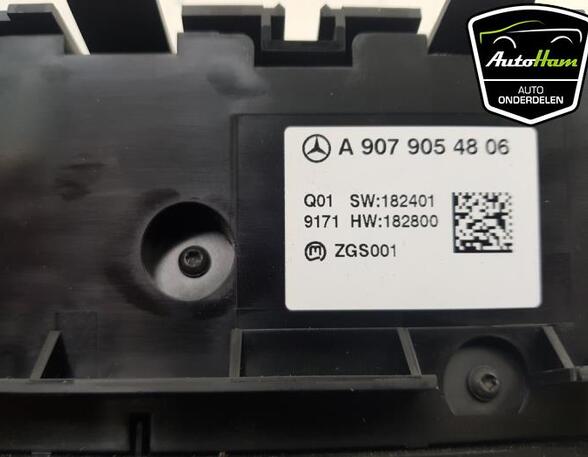 Heating & Ventilation Control Assembly MERCEDES-BENZ SPRINTER 3-t Van (B910)