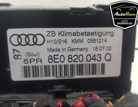 Heating & Ventilation Control Assembly AUDI A4 Avant (8E5, B6)