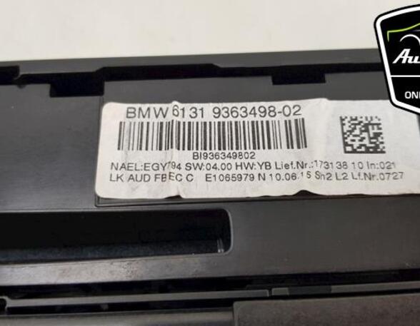 Heating & Ventilation Control Assembly BMW 1 (F20), BMW 1 (F21), BMW 3 (F30, F80), BMW 3 Touring (F31)