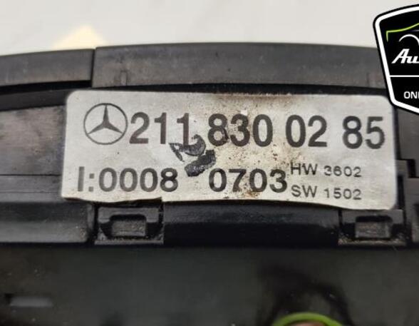 Heating & Ventilation Control Assembly MERCEDES-BENZ E-CLASS (W211), MERCEDES-BENZ E-CLASS T-Model (S211)