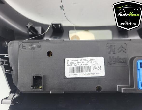 Heating & Ventilation Control Assembly PEUGEOT 2008 I (CU_), PEUGEOT 208 I (CA_, CC_)