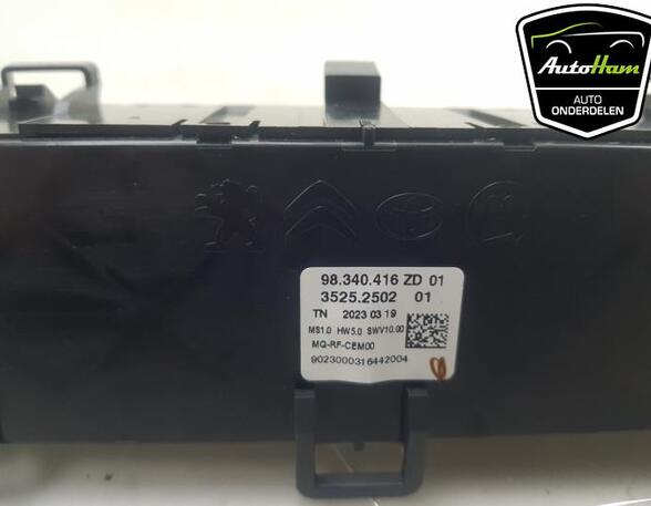 Heating & Ventilation Control Assembly TOYOTA PROACE CITY Box Body/MPV, OPEL COMBO Box Body/MPV (K9)