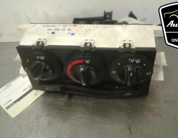 Heating & Ventilation Control Assembly MERCEDES-BENZ A-CLASS (W168)