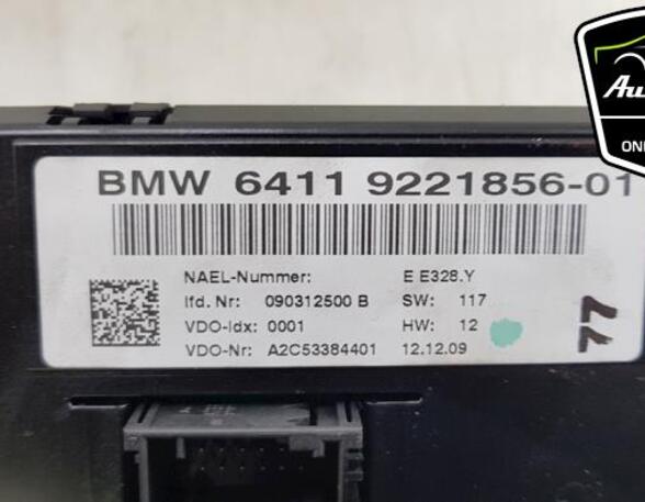 Heating & Ventilation Control Assembly BMW 3 (E90), BMW 1 (E81), BMW 1 (E87)