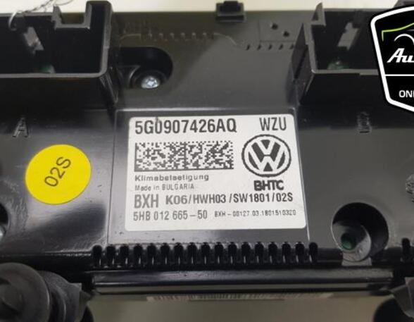 Heating & Ventilation Control Assembly VW GOLF VII (5G1, BQ1, BE1, BE2), VW GOLF VII Variant (BA5, BV5)