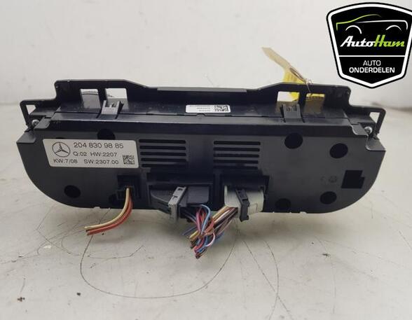 Heating & Ventilation Control Assembly MERCEDES-BENZ C-CLASS (W204), MERCEDES-BENZ C-CLASS T-Model (S204)