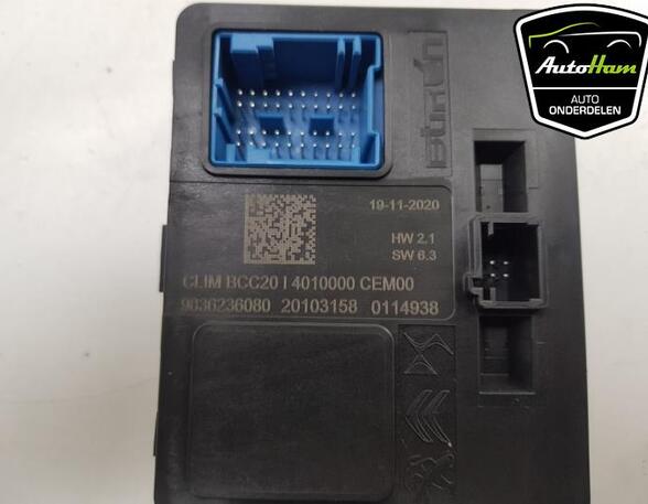 Control unit for heating and ventilation PEUGEOT 2008 II (UD_, US_, UY_, UK_)