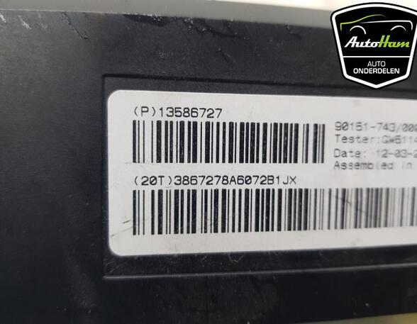 Control unit for heating and ventilation OPEL ZAFIRA TOURER C (P12)