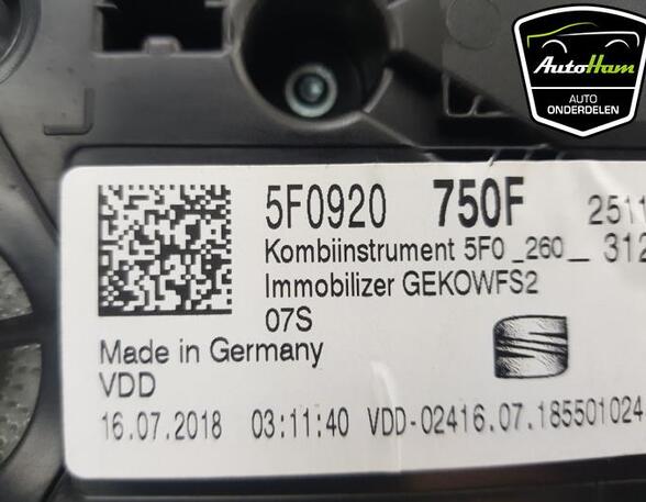 Instrument Cluster SEAT LEON ST (5F8), SEAT ATECA (KH7, KHP)