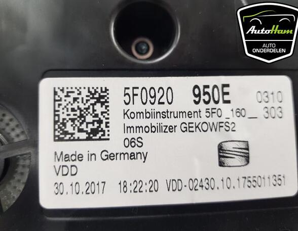 Instrumentenkombination Seat Leon 5F 5F0920950E P20574861