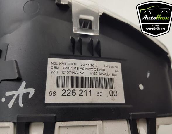 Instrument Cluster PEUGEOT 208 I (CA_, CC_)