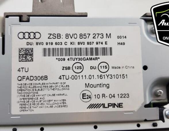 Instrument Cluster AUDI A3 Limousine (8VS, 8VM), AUDI A3 Sportback (8VA, 8VF), AUDI A3 (8V1, 8VK)