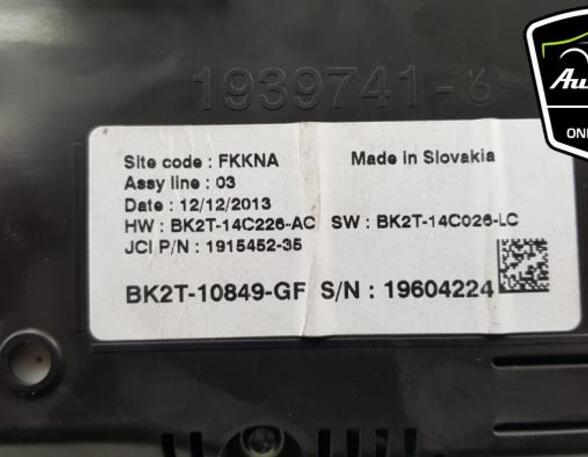 Instrumentenkombination Ford Transit Custom V362 Kasten FY, FZ BK2T10849GF P14376870