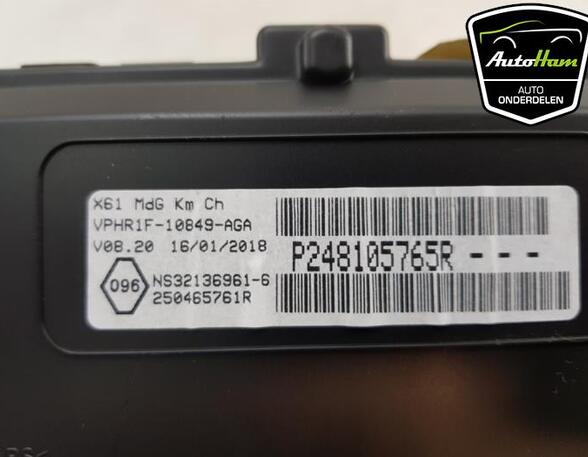 Instrument Cluster RENAULT KANGOO Express (FW0/1_), RENAULT KANGOO / GRAND KANGOO (KW0/1_)