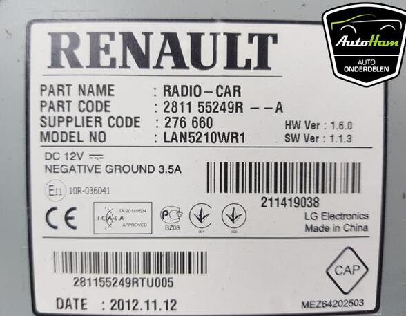 Aanwijsinstrument RENAULT CAPTUR I (J5_, H5_), RENAULT CLIO IV (BH_)