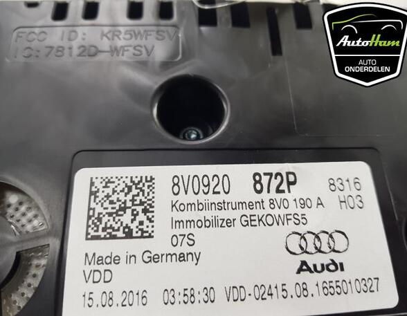 Instrument Cluster AUDI A3 Sportback (8VA, 8VF)