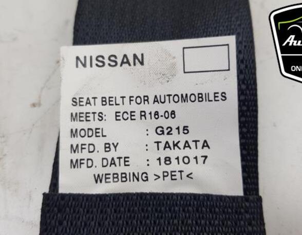 Safety Belts NISSAN QASHQAI II SUV (J11, J11_)