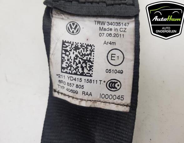 Safety Belts VW POLO (6R1, 6C1), VW POLO Van (6R)