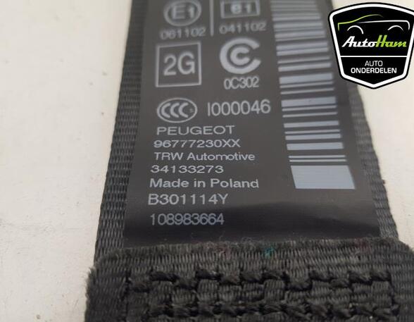 Safety Belts PEUGEOT 308 SW II (LC_, LJ_, LR_, LX_, L4_)