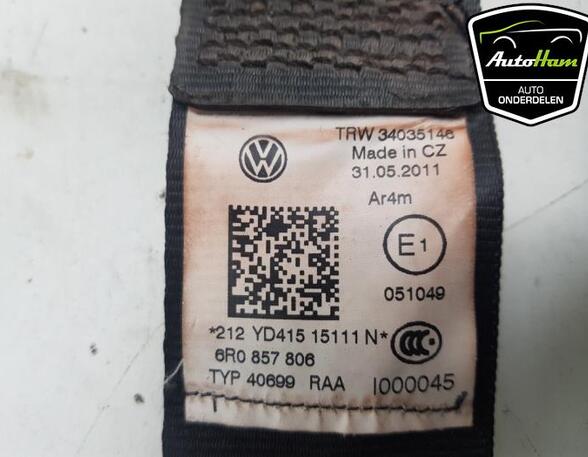 Safety Belts VW POLO (6R1, 6C1), VW POLO Van (6R)