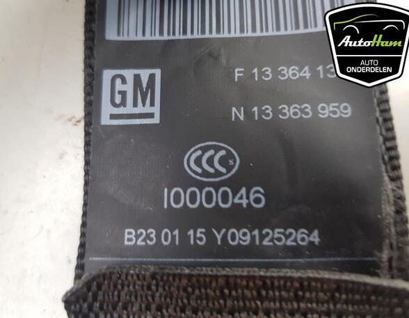 Safety Belts OPEL MERIVA B MPV (S10)