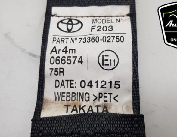 Safety Belts TOYOTA AURIS (_E18_), TOYOTA AURIS Estate (_E18_)