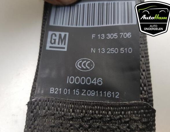 Safety Belts OPEL MERIVA B MPV (S10)