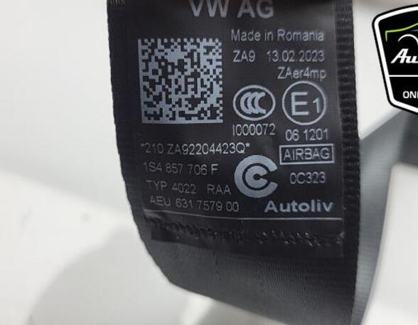 Safety Belts VW UP! (121, 122, BL1, BL2, BL3, 123)