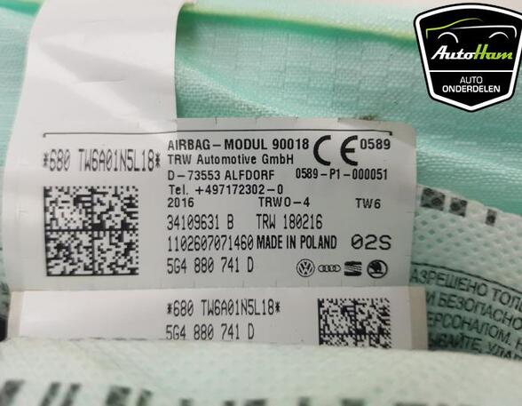 Dak Airbag VW GOLF VII Variant (BA5, BV5), VW GOLF VII (5G1, BQ1, BE1, BE2)