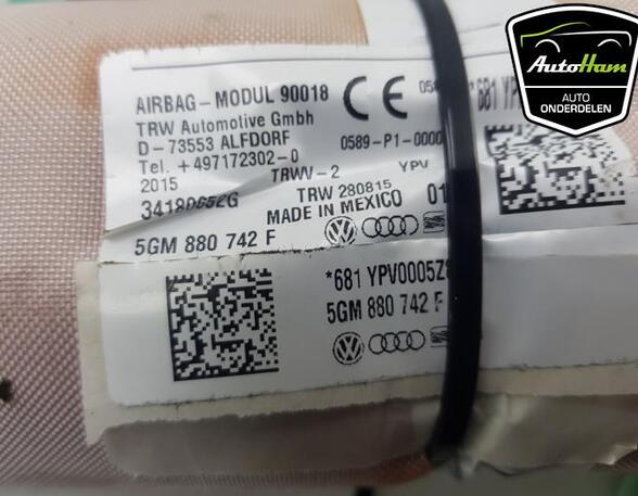 Roof Airbag VW GOLF VII (5G1, BQ1, BE1, BE2), VW GOLF VII Variant (BA5, BV5)