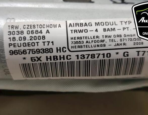 Roof Airbag PEUGEOT 308 I (4A_, 4C_), PEUGEOT 308 SW I (4E_, 4H_)