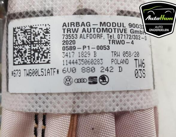 Airbag Sitz Skoda Fabia III Kombi NJ 6V0880242D P20695977