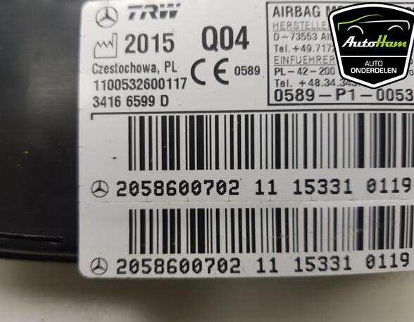 Side Airbag MERCEDES-BENZ C-CLASS T-Model (S205), MERCEDES-BENZ C-CLASS (W205)