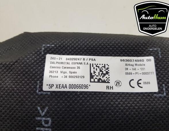 Airbag Sitz Opel Mokka  9836074980 P20743410