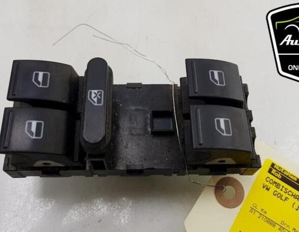 Switch for window winder SEAT LEON (1P1), VW PASSAT Variant (3C5), VW GOLF V (1K1), VW GOLF VI (5K1)